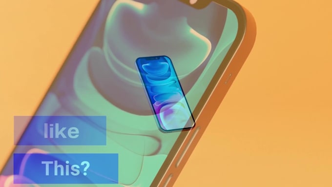 create 3d product animation and images