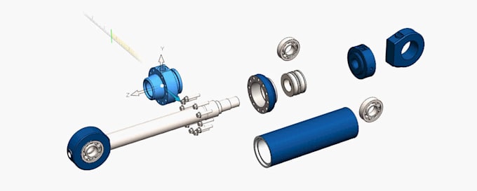 create 3d model and machine assembly