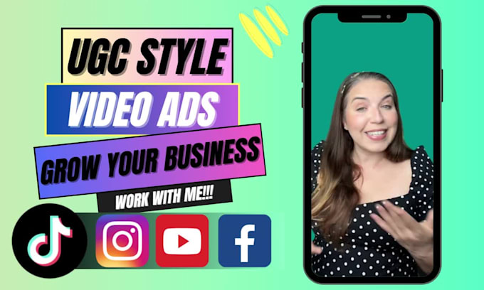 be your ugc tiktok or reel video content creator
