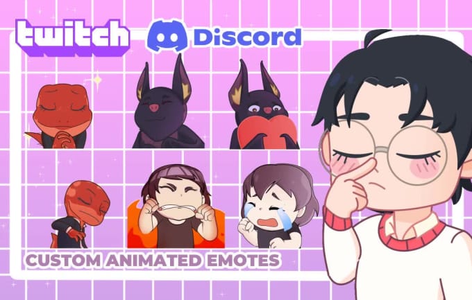 Create custom animated emotes gif for twitch or discord by Yogadanu ...