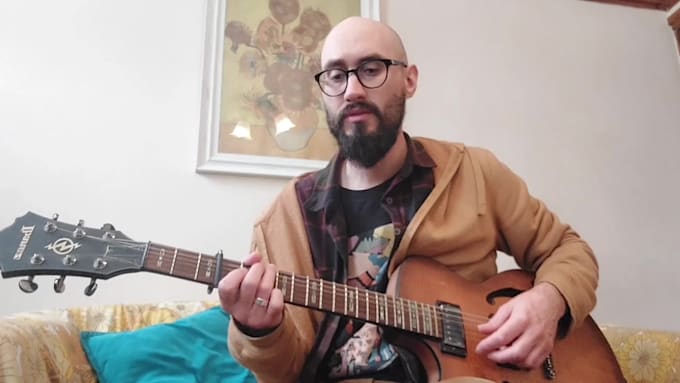 write an acoustic folk or country song