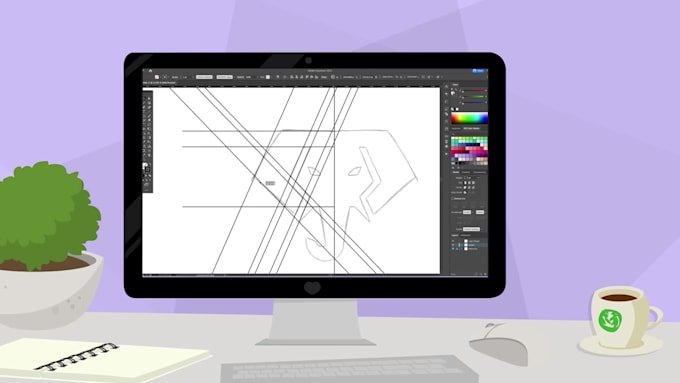 design a creative minimal logo