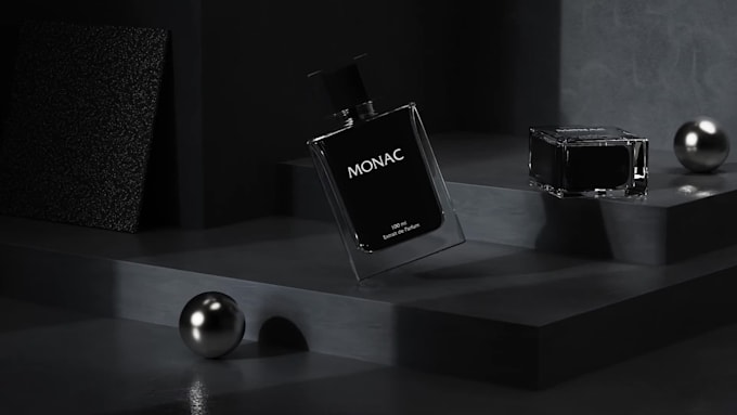 do 3d cgi  perfume animation, 3d spray model, fragrance with realistic rendering