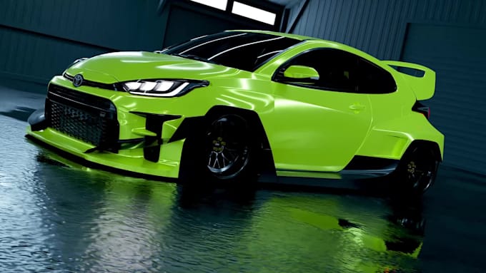 do 3d car animation and modeling