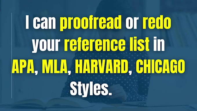 prepare reference list in apa, chicago, harvard, mla style