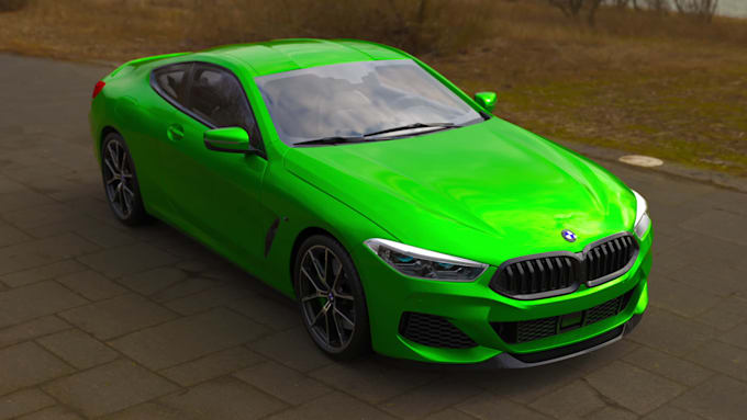 do 3d automotive modeling and realistic rendering