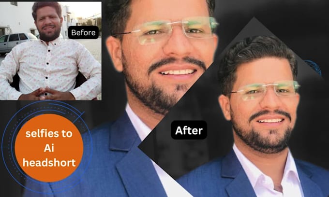 do realistic headshots transformation selfies to ai photos