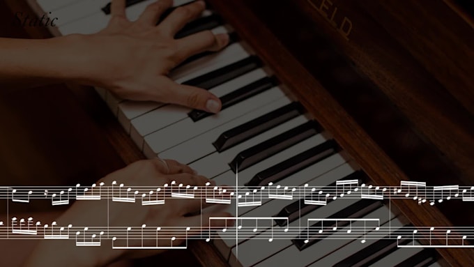 create animated sheet music videos