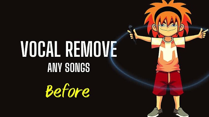 remove vocals from a song or an audio file of your choice