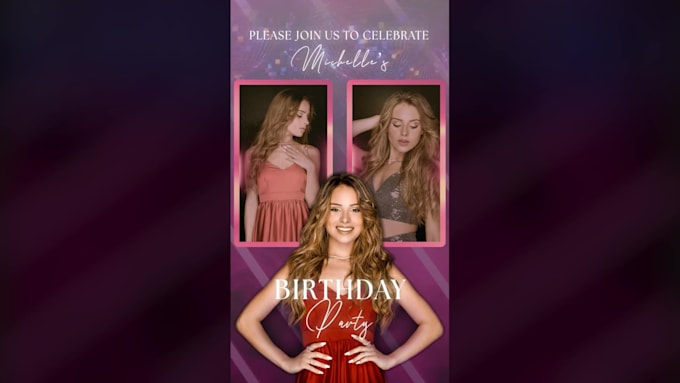 do animated 3d motion flyers for events and parties