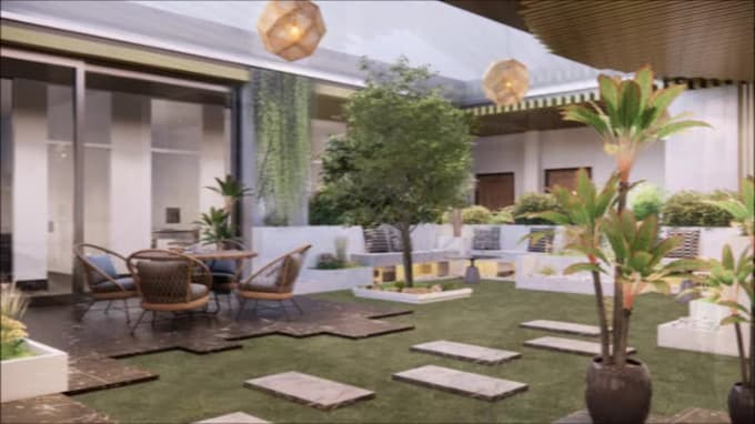 do landscape,garden,pool,backyard design and render