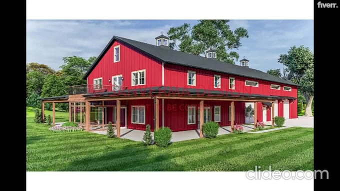 draw barndominium plans and pole barn house plan as your architect
