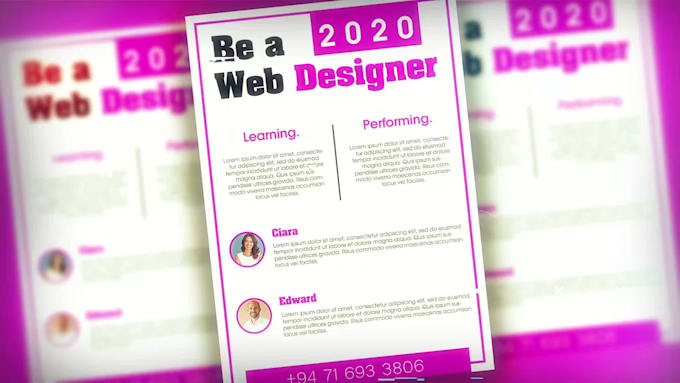 create a professional and creative business flyer