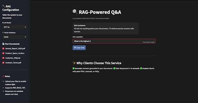 create a rag for you