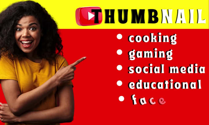 design an attractive, eye catchy youtube thumbnail for you