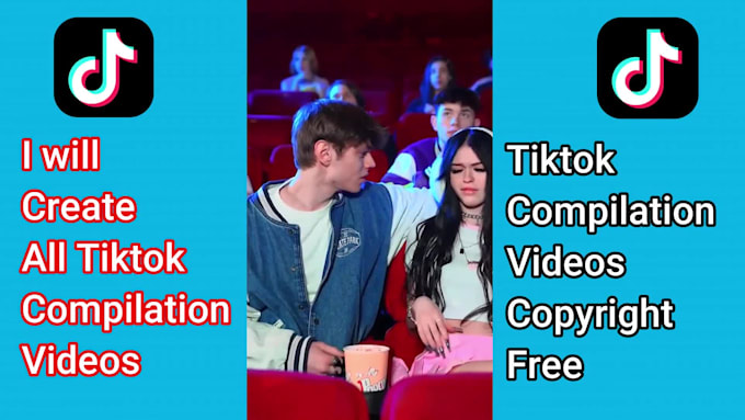 make tiktok compilation videos for youtube or facebook