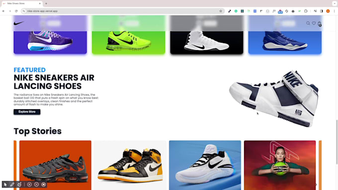 nike front end developer