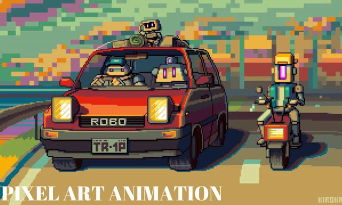 Draw 2d sprite sheet , tileset asseet, pixel character, pixel game art