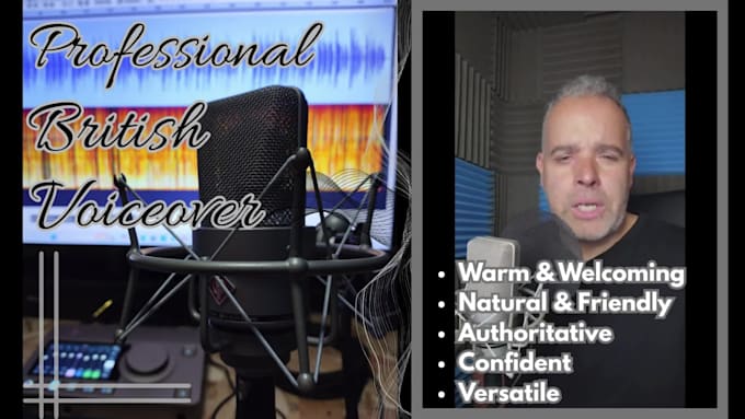 record a professional british english voiceover