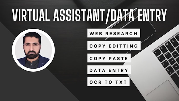be your virtual assistant for worpress data entry, copy paste, and web research