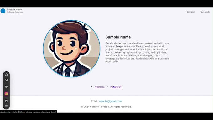 Create a responsive portfolio by Daisybello | Fiverr