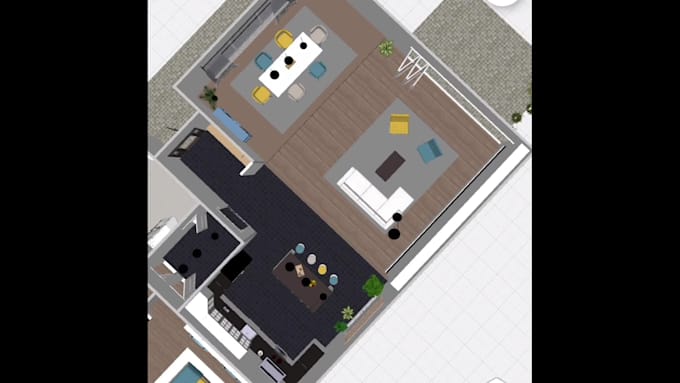 create 3d house interior and exterior design