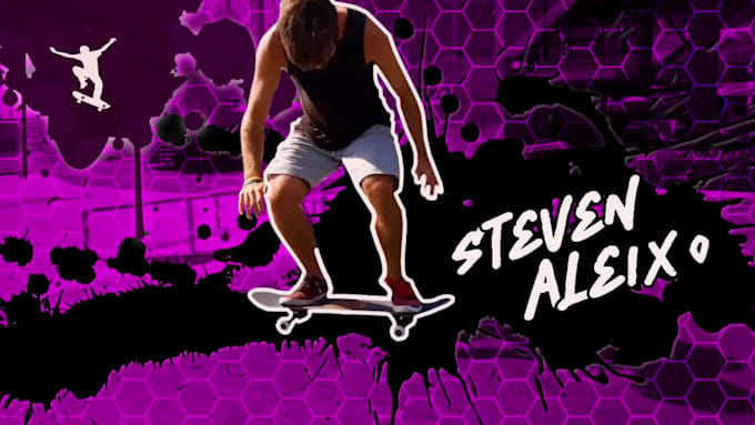 make a short freeze frame animated intro video for you