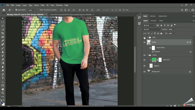 Make a realistic tshirt mockup by Maksicross | Fiverr
