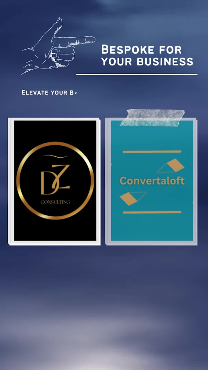create a modern free flowing logo that captures the essence of your brand