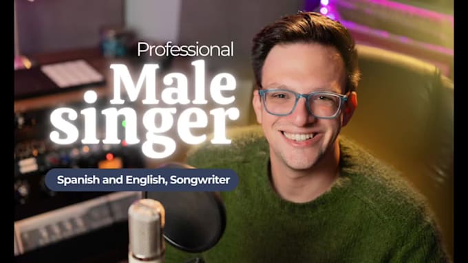 be your powerful male singer and songwriter for any style