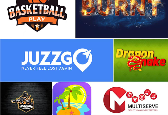 create unique modern logo designs custom design
