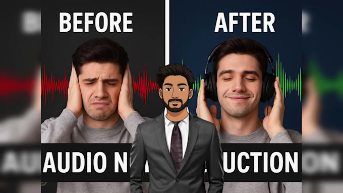 remove unwanted background noise, hiss, hum, buzz sounds from your audio file