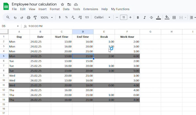 create google app script for automation