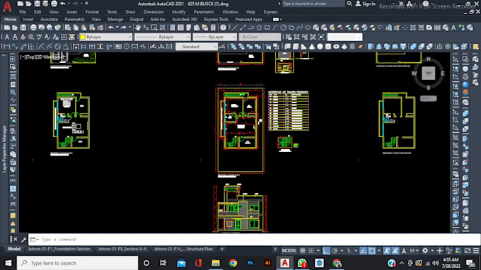create well detailed 2d drawing and facade designs