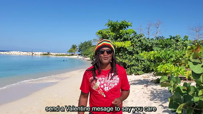 do birthday video from jamaican beach