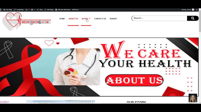 create wordpress website  design,redesign and development