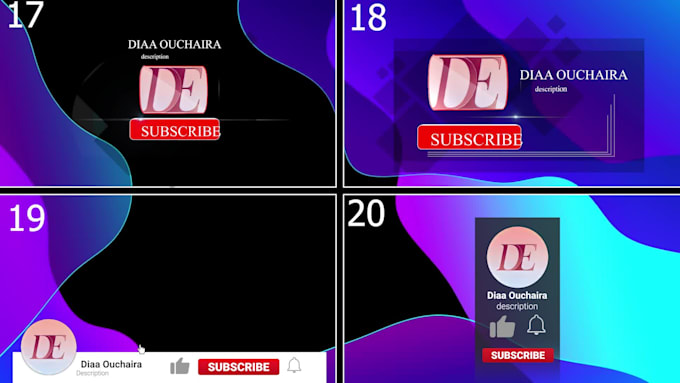 Make awesome 3d youtube subscribe animation by Uvredart | Fiverr
