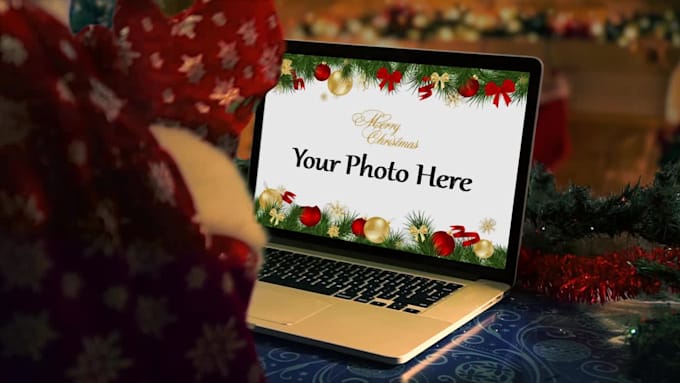 make santa claus christmas greetings video