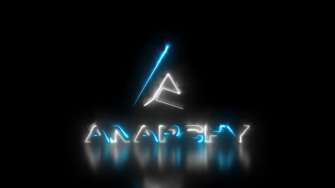 make saber effects video neon light logo animation and glow up effect
