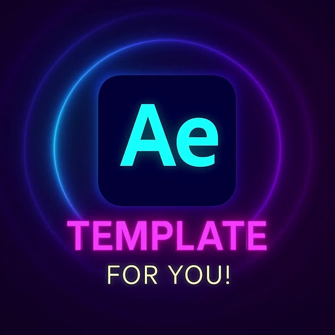 edit any after effects template or make a custom animation