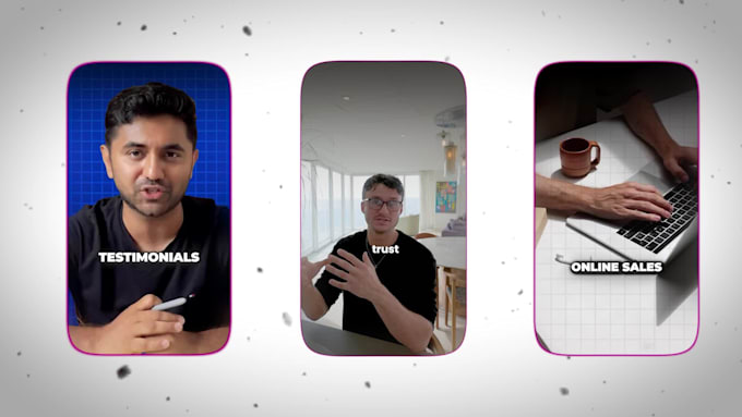 edit short form videos for reels, tiktok and youtube shorts