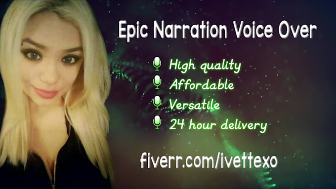 voice your audiobook in an american female voice