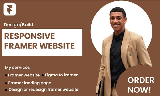 build a professional framer website design or framer landing page