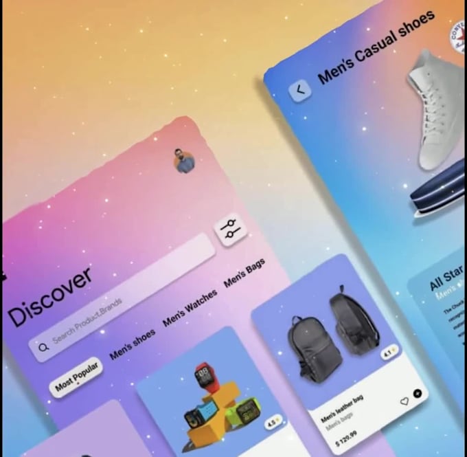 design UI UX prototyping, website and mobile app