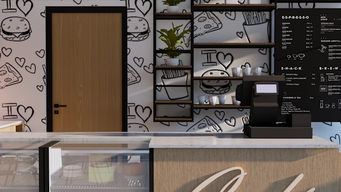 create a sketchup 3d model, architectural drawings and rendering