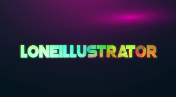 create custom animated looping visuals for music video