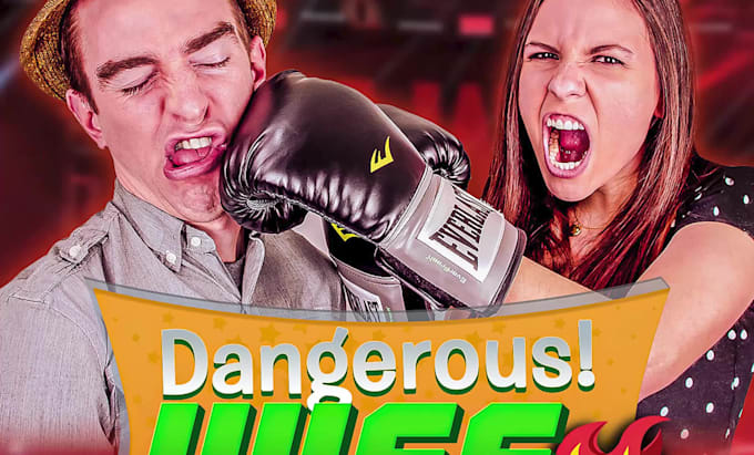 design amazing clickbait youtube thumbnails