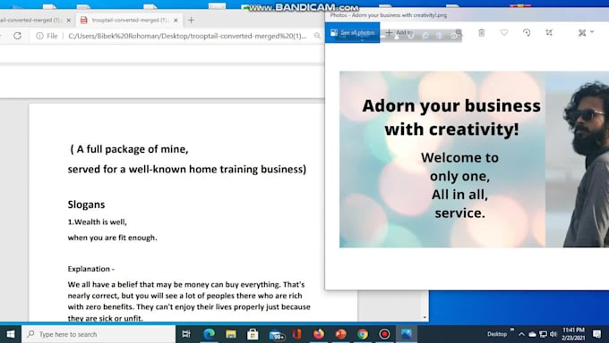 create classy business name slogans taglines and description