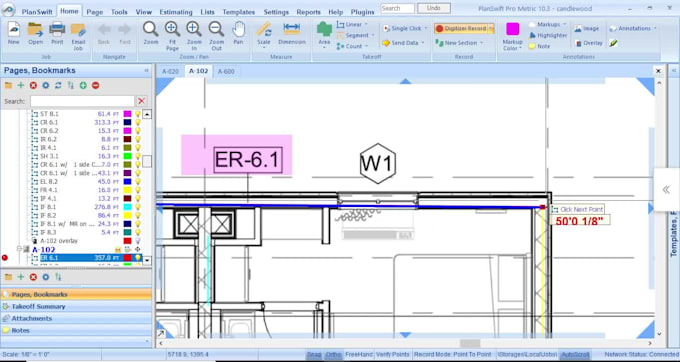 do drywall takeoff and cost estimation