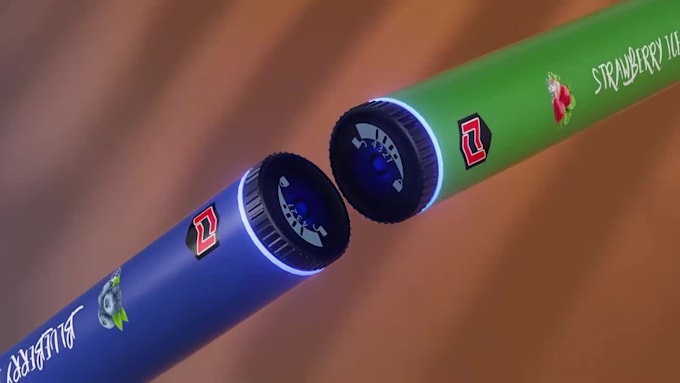 Do 3d vape animation, cigarrete animation 3d vape model 3d weed vape 3d  cannabis by Hannola | Fiverr